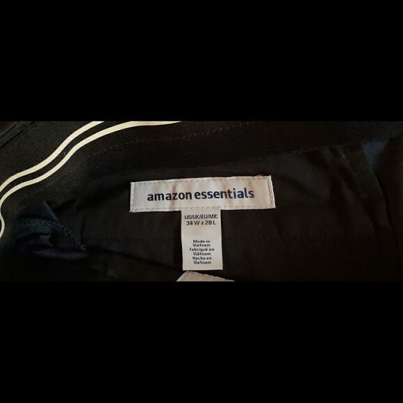 Men’s Amazon Essentials Casual Pants Navy … - Picture 3 of 4
